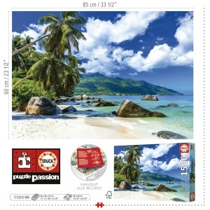 19564 Puzzle 1500 piese Seychelles, Africa - Img 2