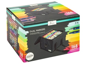 AR0113/23 SET 168 MARKERE CU DOUA CAPETE