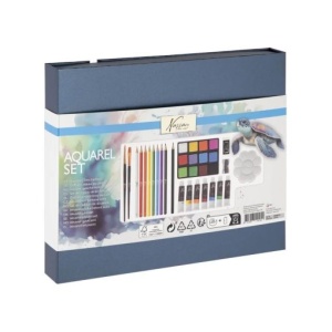 AR0986 Set pictura 34 piese Aquarel Nassau in cutie carton