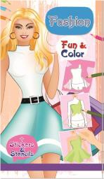 Carte colorat fun color stickers + sabloane - Img 3