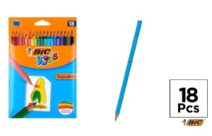 Creioane colorate 18 culori BIC