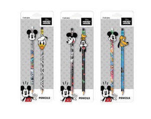 Creion cu guma + figurina Disney 2/set Colorino