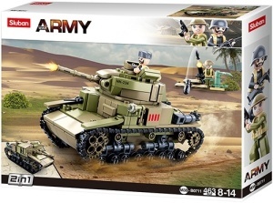 M38-B0711 Medium Italian Tank 2 in 1