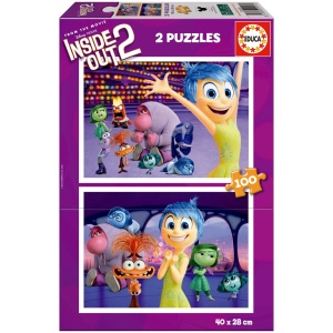 20100 Puzzle 2×100 piese Inside Out 2