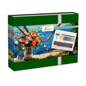 AR0988 Set pictura 21 piese Acrylic Nassau in cutie carton