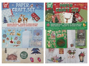 CR1177 Xmas set craft hartie