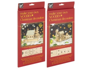 CR8040 Xmas decoratiune din lemn