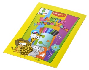 Hartie glasata autocolanta 6/set School Office - Img 2
