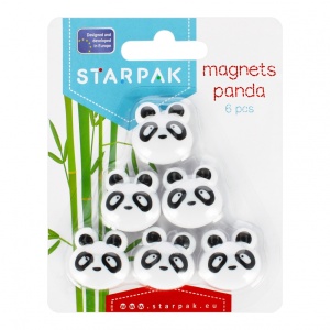 Magneti 6/set panda Starpak
