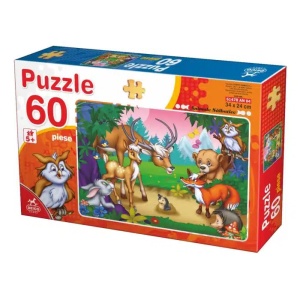 Puzzle 60 piese animale - Img 1