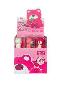 RADIERA "PINK BEAR" 3D 24/DISPLAY