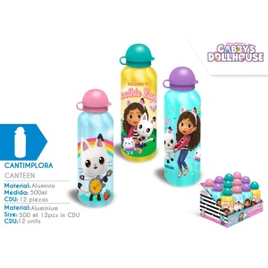Sticla apa aluminiu 500 ml Gabby Dollhouse