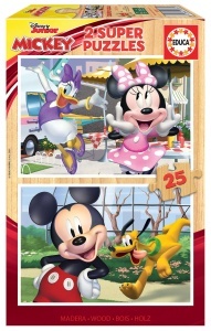 18876 Puzzle 2x25 piese Mickey&friends