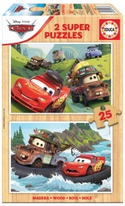 18877 Puzzle 2x25 piese Cars