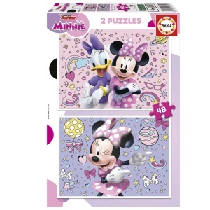 19674 Puzzle 2x48 piese Minnie