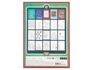 800074 Carte de colorat cu activitati Craciun A4, 64 pagini - Img 2