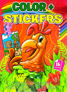 CARTE COLORAT COLOR+STICKERS 16 PAGINI - Img 1