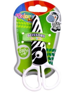 Foarfeca plastic pentru copii 13 cm.Colorino - Img 5