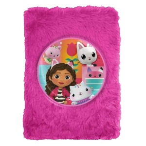 Jurnal pufos Gabby's Dollhouse A5, 14, 8x21 cm Roz GD00063