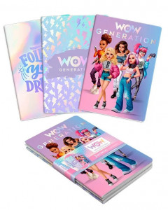 Set 3 caiete A5 wow generation