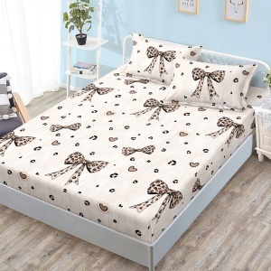 Чаршаф с ластик 160x200 см + 2 калъфки за възглавница 50x70 см SPR-JE-15