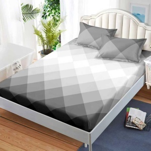 Чаршаф с ластик 160x200 см + 2 калъфки за възглавница 50x70 см SPR-JE-25