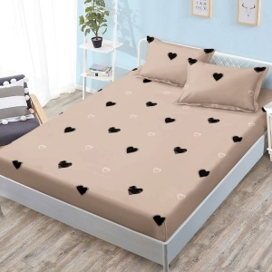 Чаршаф с ластик 180x200 см + 2 калъфки за възглавница 50x70 см SPR-J-07