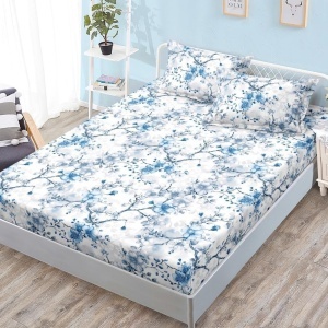Чаршаф с ластик 180x200 см + 2 калъфки за възглавница 50x70 см SPR-J-58 - Img 2
