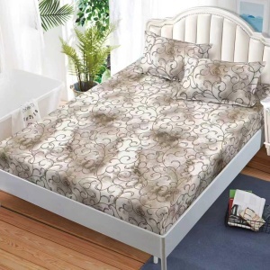 Чаршаф с ластик 160x200 см + 2 калъфки за възглавница 50x70 см SPR-JE-81