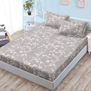 Чаршаф с ластик 180x200 см + 2 калъфки за възглавница 50x70 см SPR-J-69