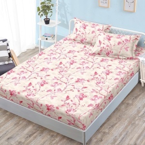 Чаршаф с ластик 180x200 см + 2 калъфки за възглавница 50x70 см SPR-J-75 - Img 2