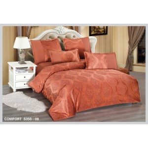 Спално бельо за двойно легло от кралски кадифе Velvetto, East Comfort, 6 части – Премиум удоволствие и луксозен комфорт, с технология за дигитална бродерия, код EST-S350-08