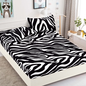 Чаршаф с ластик, Плътен Памук, 180x200см, 2 кал JOJ-HD-106