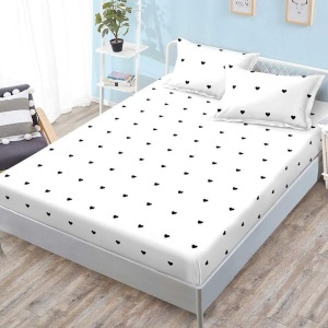 Чаршаф с ластик 180x200 см + 2 калъфки за възглавница 50x70 см SPR-J-36