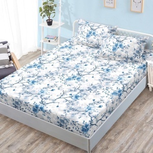 Чаршаф с ластик 180x200 см + 2 калъфки за възглавница 50x70 см SPR-J-58