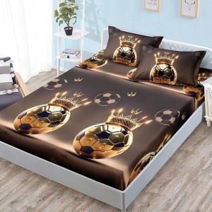 Чаршаф с ластик 180x200 см + 2 калъфки за възглавница 50x70 см SPR-J-60