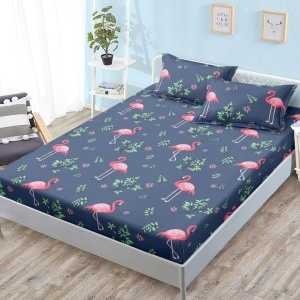 Чаршаф с ластик 180x200 см + 2 калъфки за възглавница 50x70 см SPR-J-52
