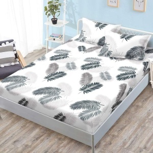 Чаршаф с ластик 180x200 см + 2 калъфки за възглавница 50x70 см SPR-J-54