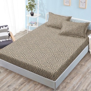 Чаршаф с ластик 160x200 см + 2 калъфки за възглавница 50x70 см SPR-JE-20