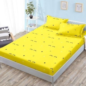 Чаршаф с ластик 180x200 см + 2 калъфки за възглавница 50x70 см SPR-J-39