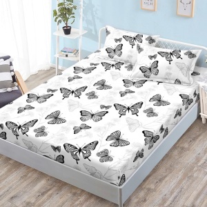 Чаршаф с ластик 180x200 см + 2 калъфки за възглавница 50x70 см SPR-J-64