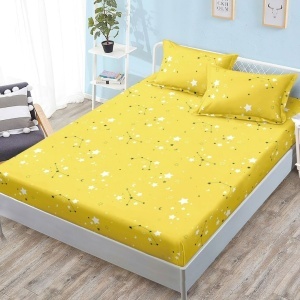 Чаршаф с ластик 180x200 см + 2 калъфки за възглавница 50x70 см SPR-J-10