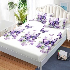 Чаршаф с ластик 180x200 см + 2 калъфки за възглавница 50x70 см SPR-J-115