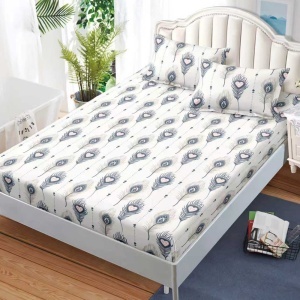 Чаршаф с ластик 180x200 см + 2 калъфки за възглавница 50x70 см SPR-J-124