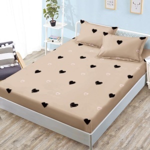 Чаршаф с ластик 160x200 см + 2 калъфки за възглавница 50x70 см SPR-JE-24