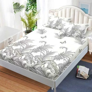 Чаршаф с ластик 160x200 см + 2 калъфки за възглавница 50x70 см SPR-JE-34