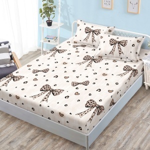 Чаршаф с ластик 180x200 см + 2 калъфки за възглавница 50x70 см SPR-J-105