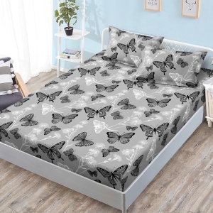 Чаршаф с ластик 180x200 см + 2 калъфки за възглавница 50x70 см SPR-J-81