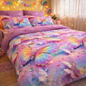 Двоен спален комплект, плътен памук, 6 части SPR-R60-618 - Img 4
