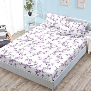 Чаршаф с ластик 180x200 см + 2 калъфки за възглавница 50x70 см SPR-J-126